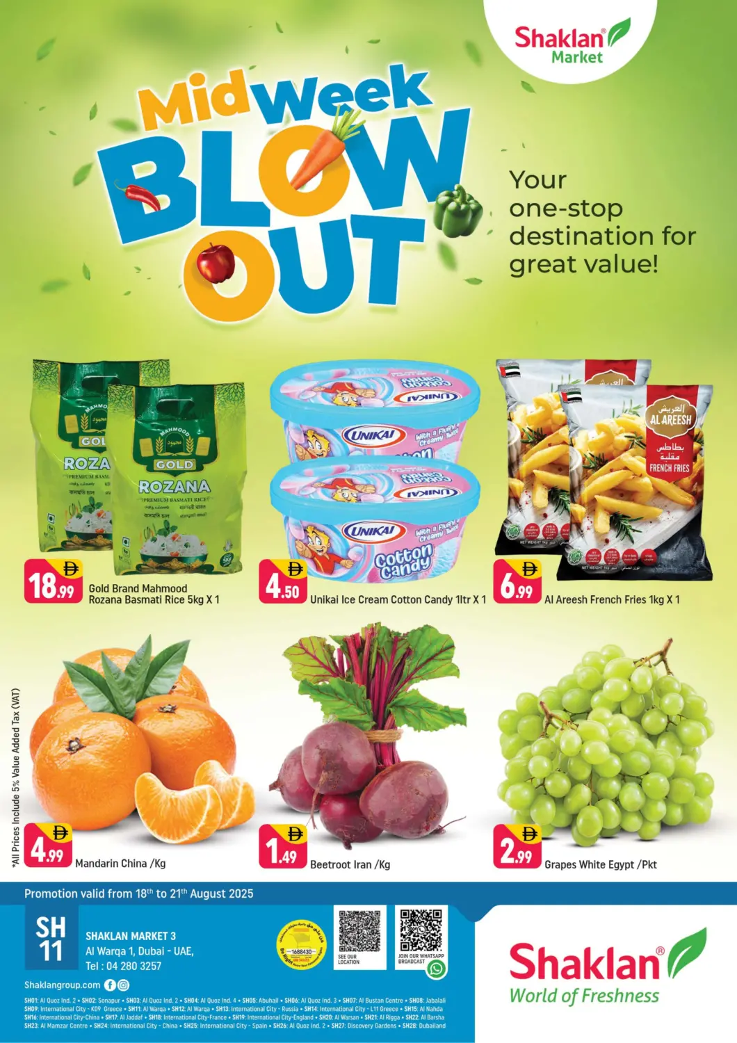 UAE - Dubai Shaklan  offers in D4D Online. Al Warqa 1 , Dubai. . Till 21st August