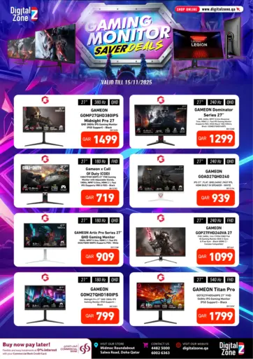 Gaming Monitor Saver Deals