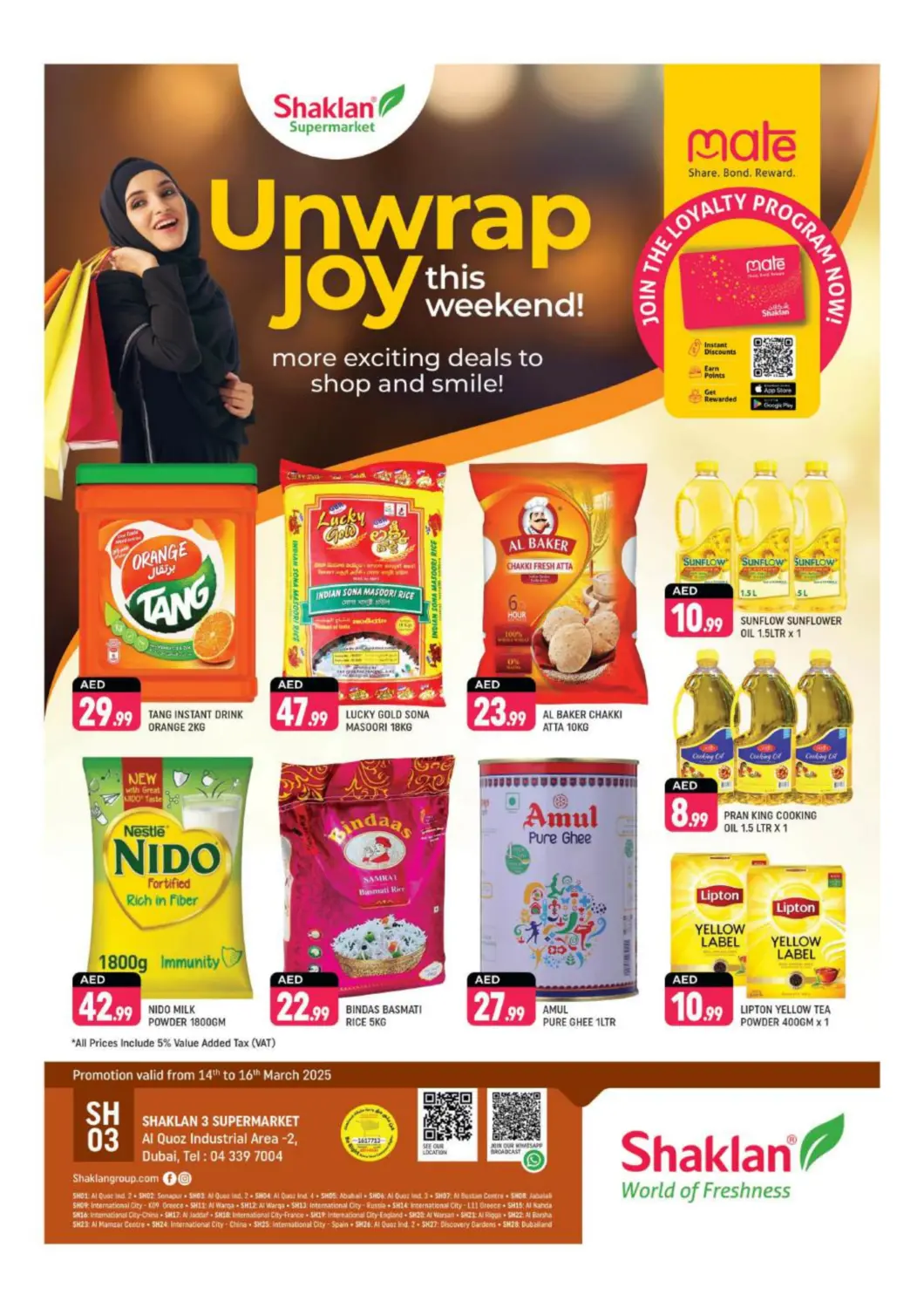 UAE - Dubai Shaklan  offers in D4D Online. Al Quoz Industrial Area 2- Dubai. . Till 16th March