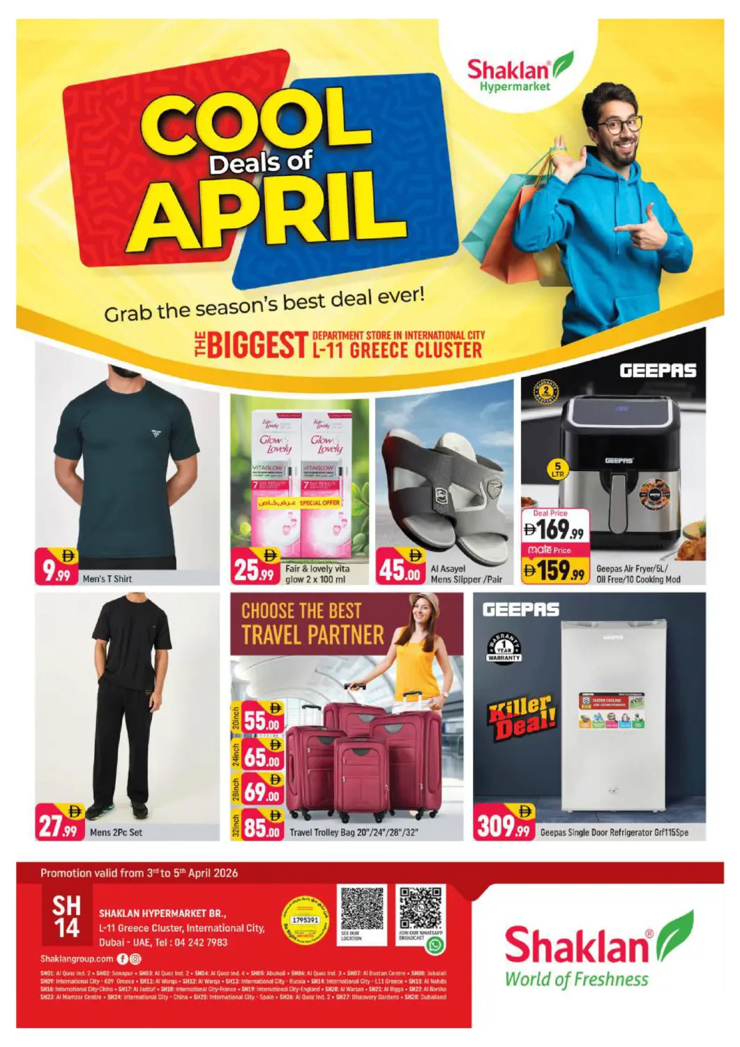 UAE - Dubai Shaklan  offers in D4D Online. L-11 Greece Cluster, IC- Dubai. . Till 5th April