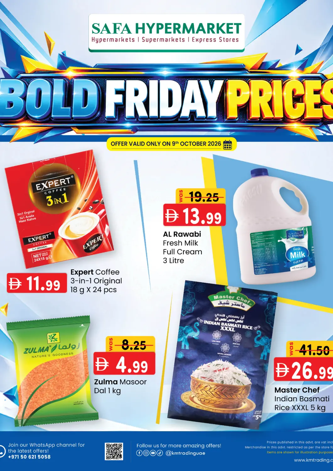 UAE - Abu Dhabi Safa Express Supermarket offers in D4D Online. Bold Friday Prices. . Only On 9th October