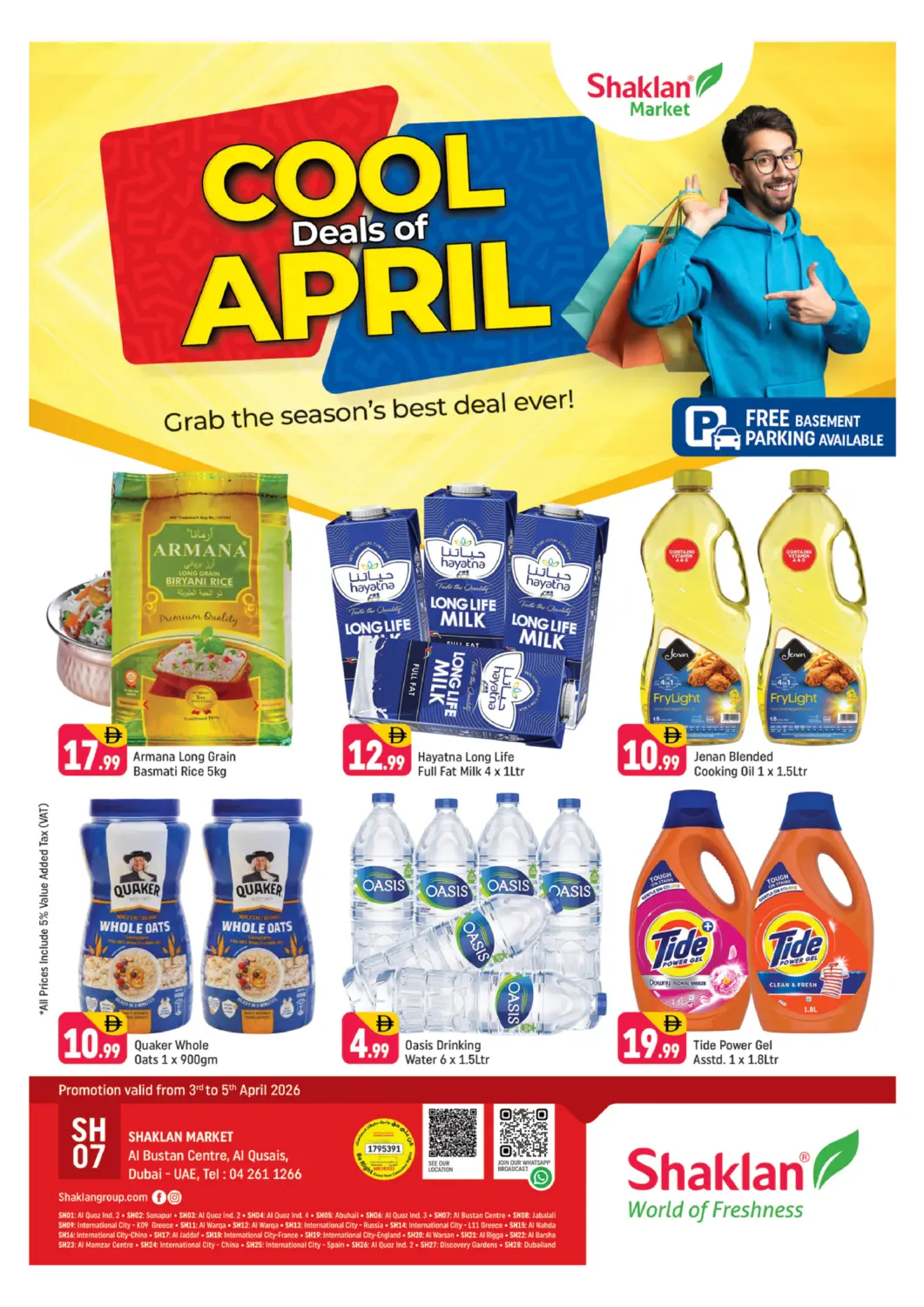 UAE - Dubai Shaklan  offers in D4D Online. Al Bustan Centre-Dubai. . Till 5th April