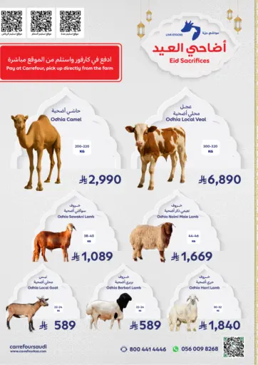 كارفور - أضاحي العيد in المملكة العربية السعودية Offers - المملكة العربية السعودية أضاحي العيد