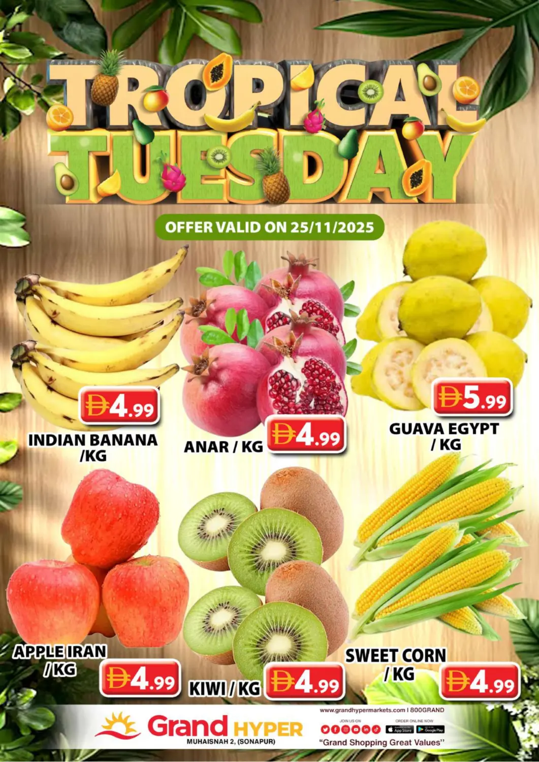 UAE - Dubai Grand Hyper Market offers in D4D Online. Muhaisnah 2, (Sonapur). . Only On 25th November