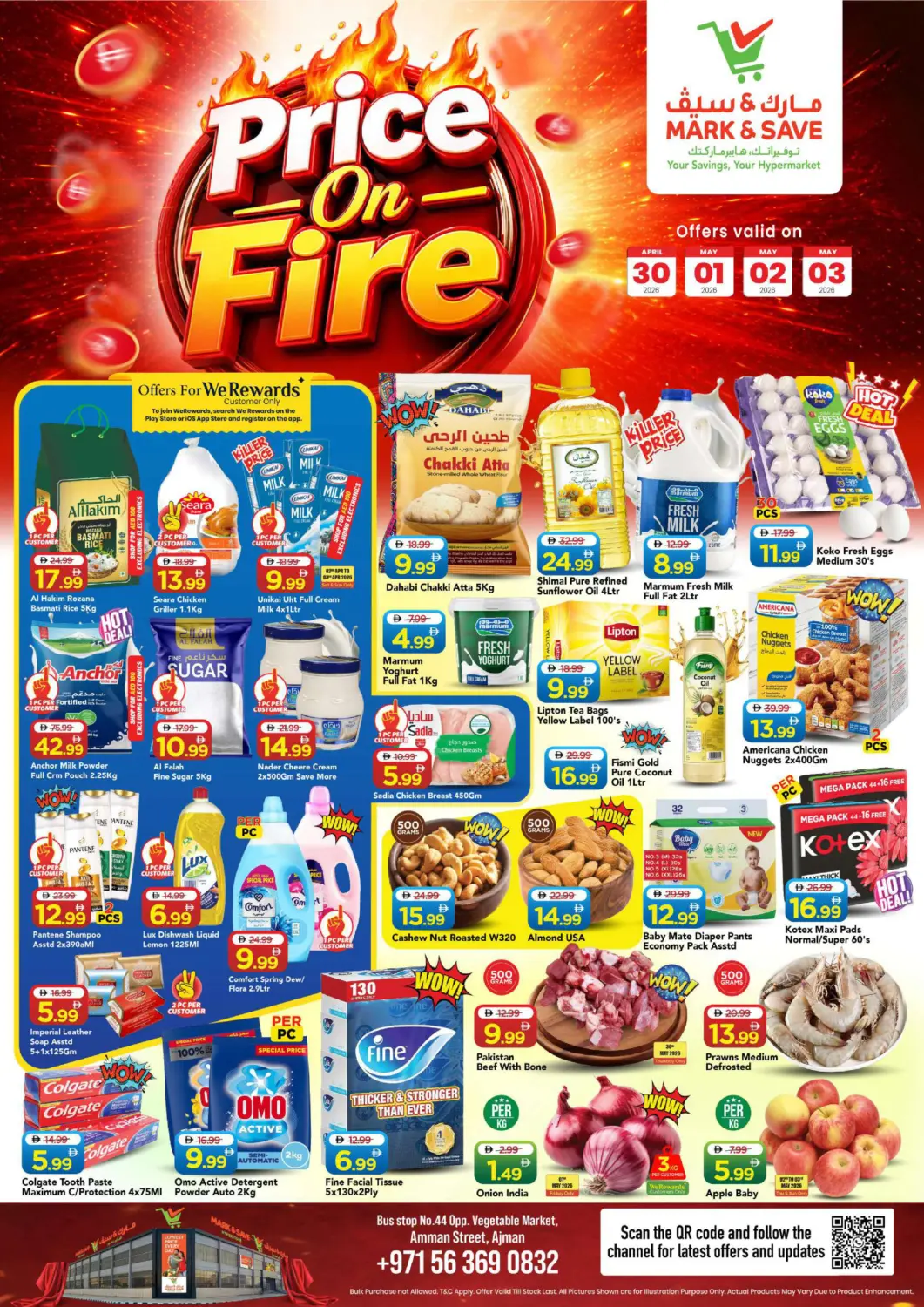 UAE - Sharjah / Ajman Mark & Save offers in D4D Online. Amman Street,Ajman. . TIll 3rd May