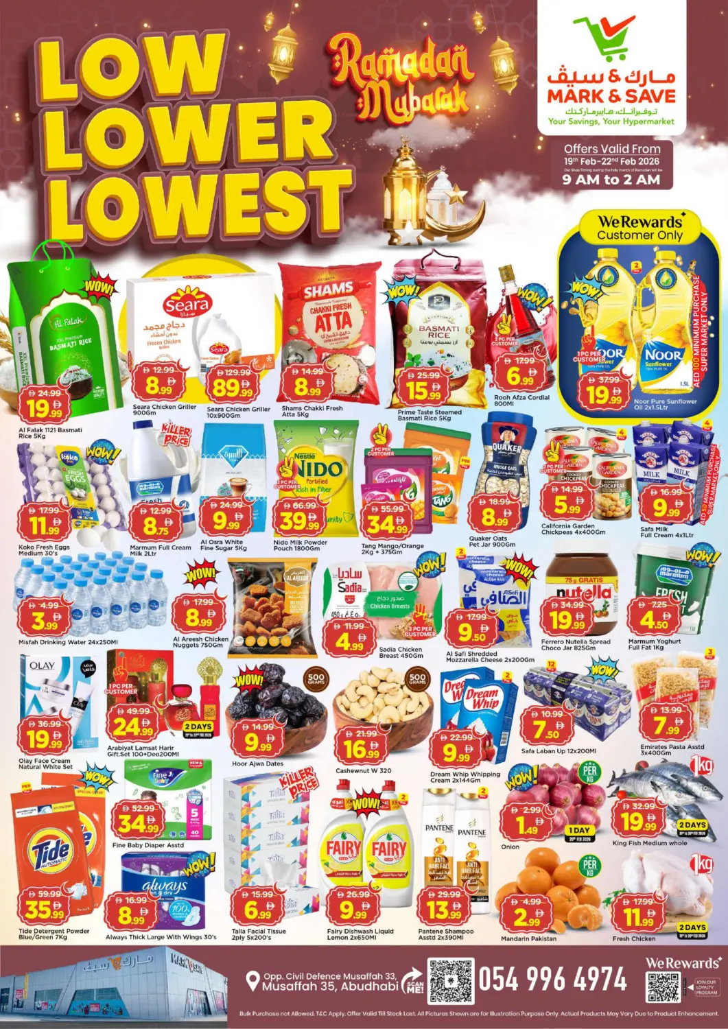 UAE - Abu Dhabi Mark & Save offers in D4D Online. Musaffah 35,Abu Dhabi. . Till 22nd February