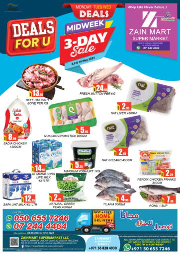 UAE - Ras al Khaimah Zain Mart Supermarket offers in D4D Online. 3 Day Sale @ Al Jazeera. . Till 10th May