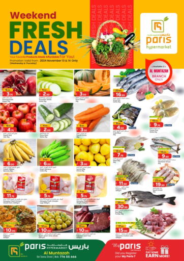 Qatar - Doha Paris Hypermarket offers in D4D Online. Weekend Fresh Deals. . Till 14th November