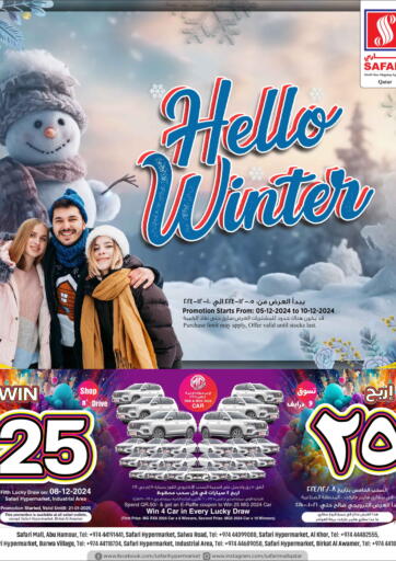 Qatar - Doha Safari Hypermarket offers in D4D Online. Hello Winter. . Till 10th December