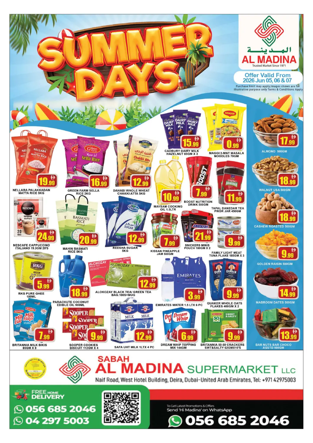 UAE - Dubai AL MADINA (Dubai) offers in D4D Online. Sabah Al Madina-Naif. . Till 7th June