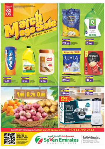 UAE - Abu Dhabi Seven Emirates Supermarket offers in D4D Online. March Mega Sale @ TCA. . Till 5th March