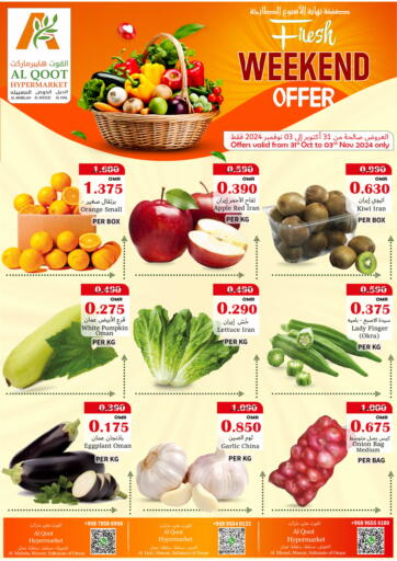 Oman - Muscat Al Qoot Hypermarket offers in D4D Online. Weekend Offer. . Till 3rd November