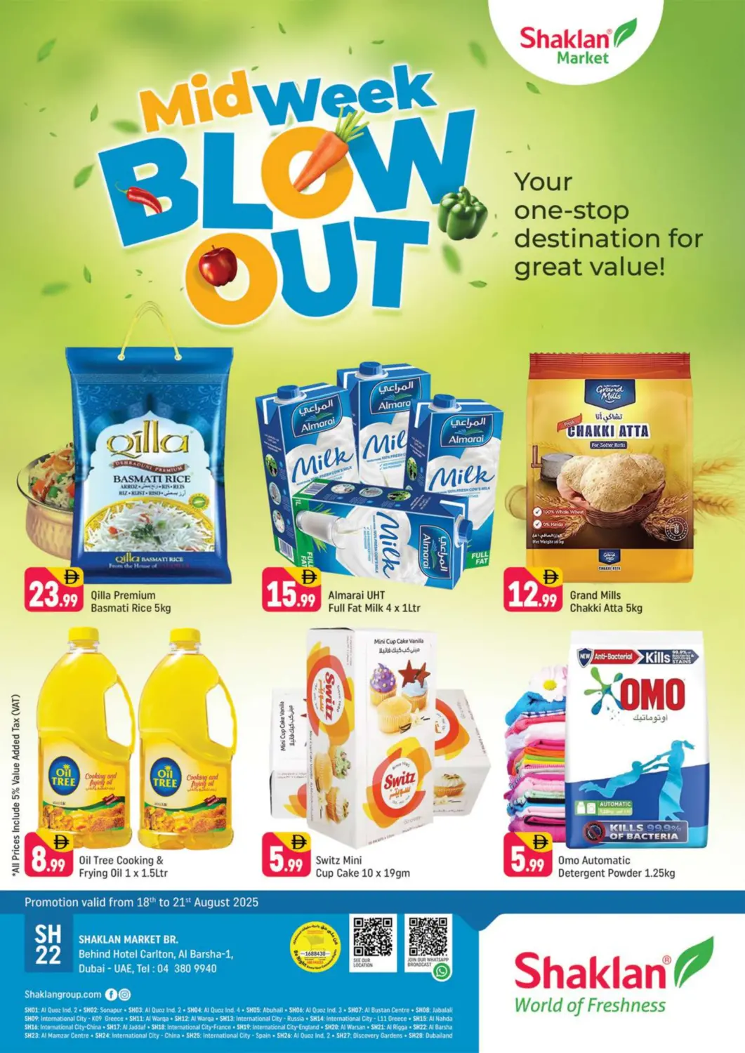 UAE - Dubai Shaklan  offers in D4D Online. Al Barsha-1,Dubai. . Till 21st August