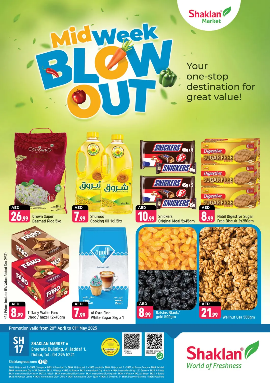 UAE - Dubai Shaklan  offers in D4D Online. Emarald Building, Al Jaddaf 1-Dubai. . Till 1st May