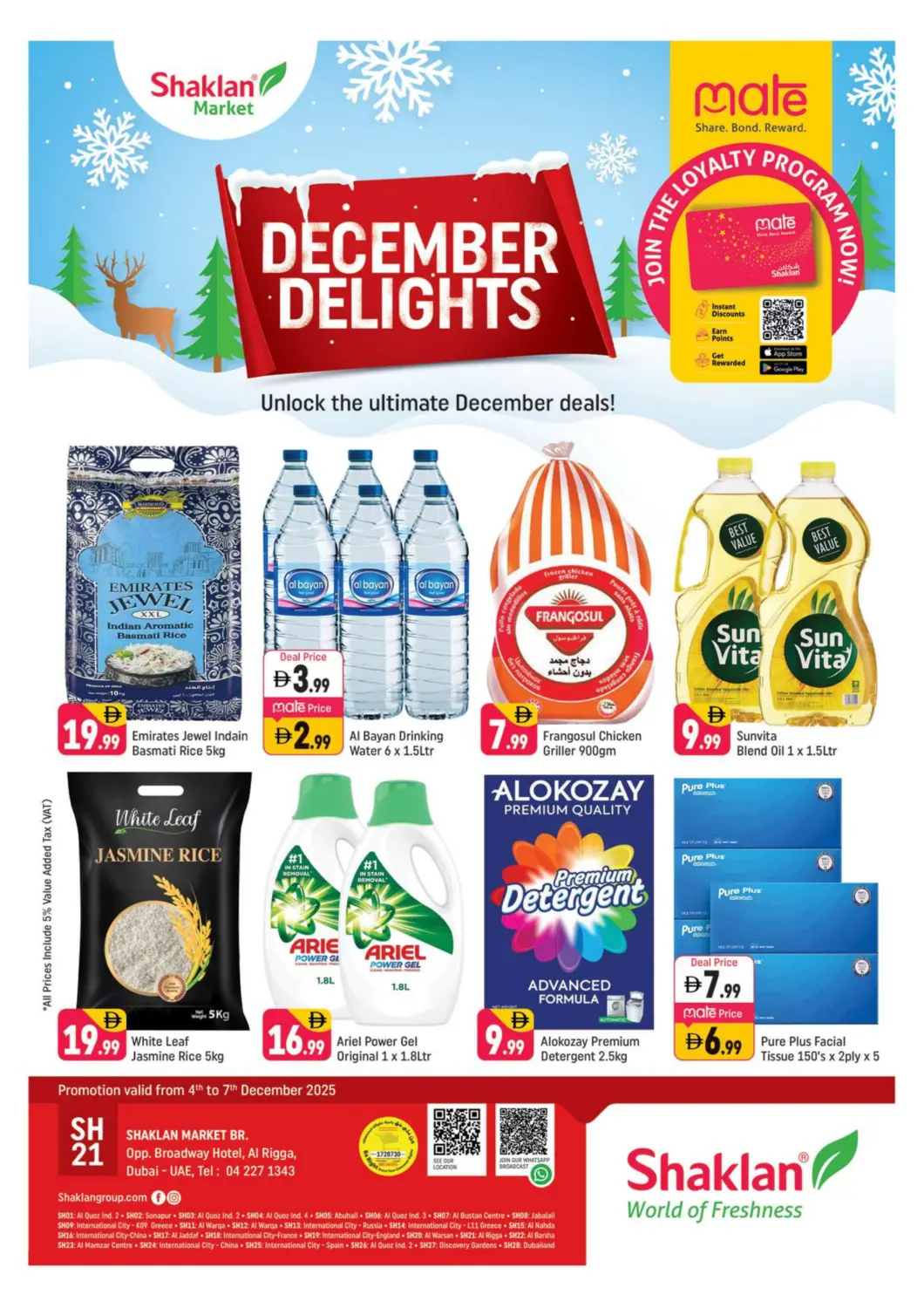 UAE - Dubai Shaklan  offers in D4D Online. Al Rigga. . Till 7th December