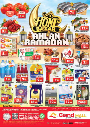 UAE - Sharjah / Ajman Grand Hyper Market offers in D4D Online. Al Musallah- Sharjah. . Till 23rd February