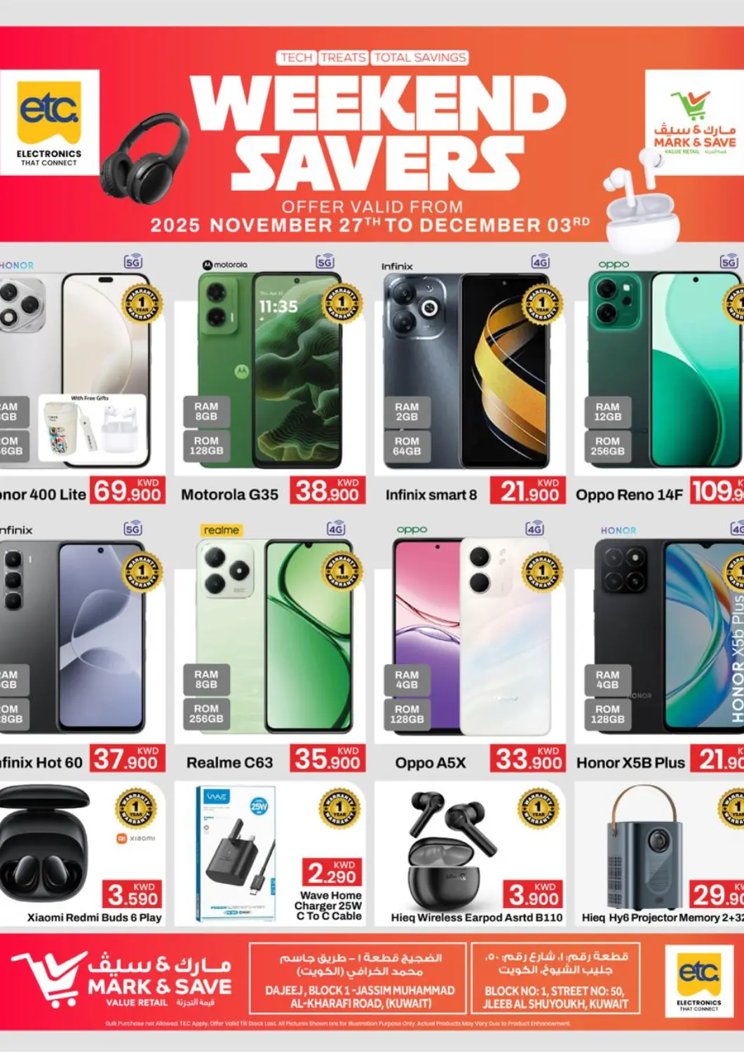 Kuwait - Kuwait City Mark & Save offers in D4D Online. Weekend Savers. . Till 3rd December
