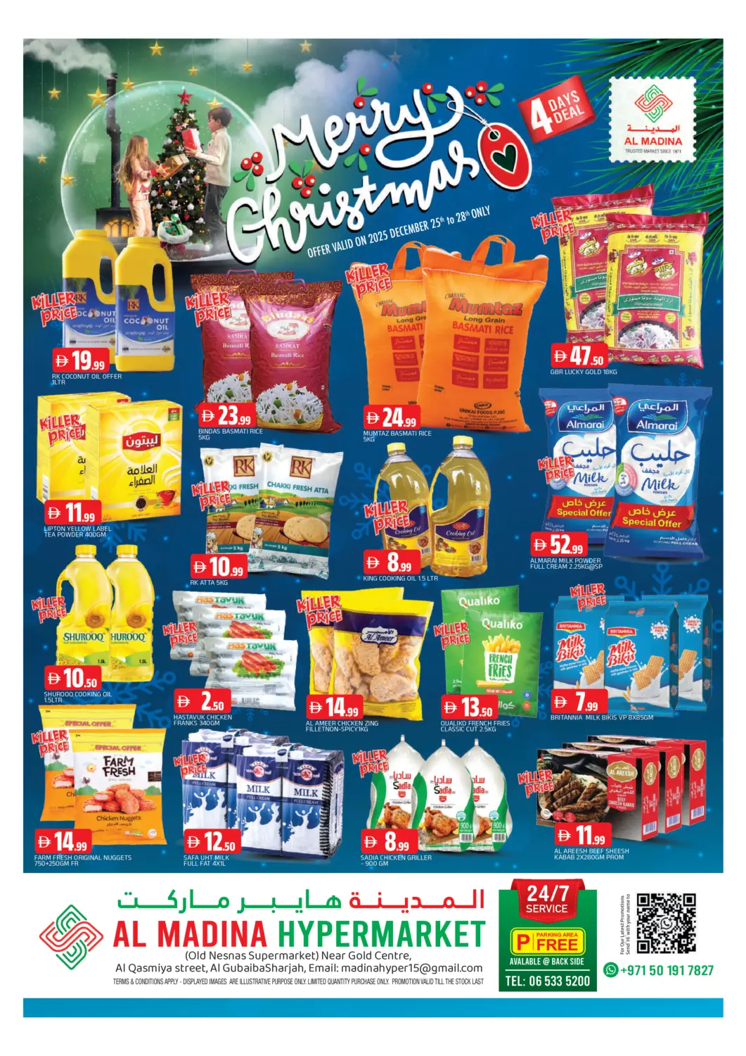 UAE - Sharjah / Ajman AL MADINA offers in D4D Online. Ghubaiba - Sharjah. . Till 28th December