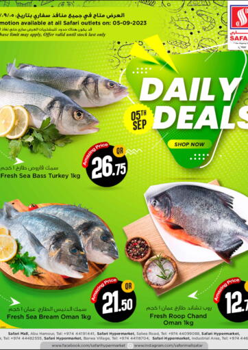 Qatar - Al Wakra Safari Hypermarket offers in D4D Online. Daily Deals. . Only On 5th September