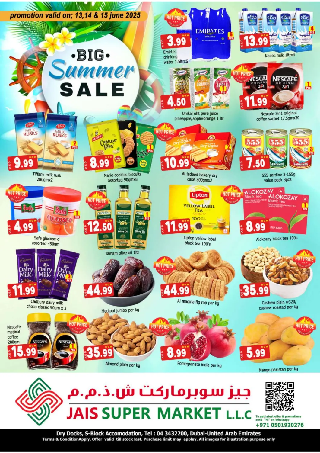 UAE - Dubai AL MADINA (Dubai) offers in D4D Online. Jais Supermarket - Dry Docks. . Till 15th June
