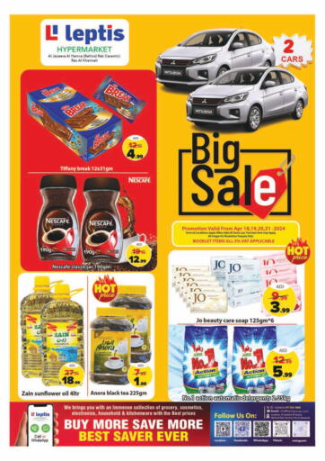 UAE - Ras al Khaimah Leptis Hypermarket  offers in D4D Online. Big Sale. . Till 21st April