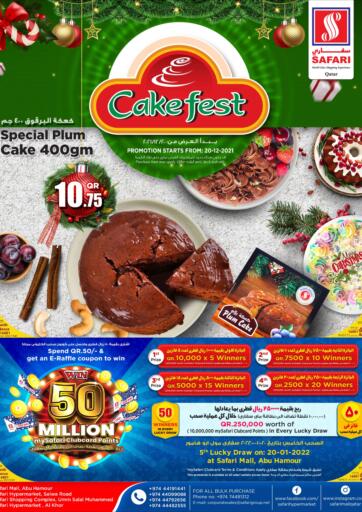 Qatar - Al-Shahaniya Safari Hypermarket offers in D4D Online. Cake Fest & Wonderful Winter. . Till 1st January