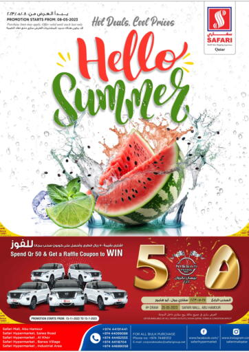 Qatar - Doha Safari Hypermarket offers in D4D Online. Hello Summer. . Till 21st May