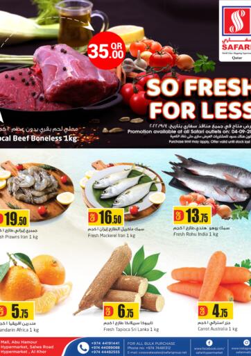 Qatar - Al Rayyan Safari Hypermarket offers in D4D Online. So Fresh For Less. . Only On 4th September