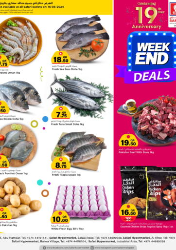 Qatar - Al Khor Safari Hypermarket offers in D4D Online. Weekend Deals. . Only On 16th May
