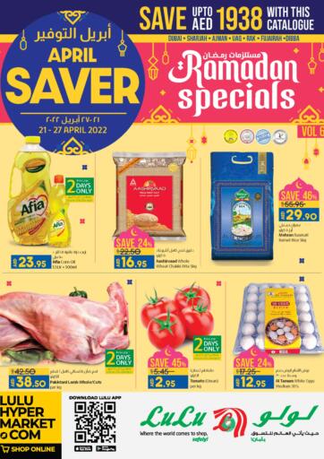 UAE - Sharjah / Ajman Lulu Hypermarket offers in D4D Online. Ramadan Specials. . Till 27th April