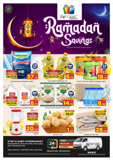Qatar - Doha Doha Stop n Shop Hypermarket offers in D4D Online. Ramadan Savings. . Till 12th March