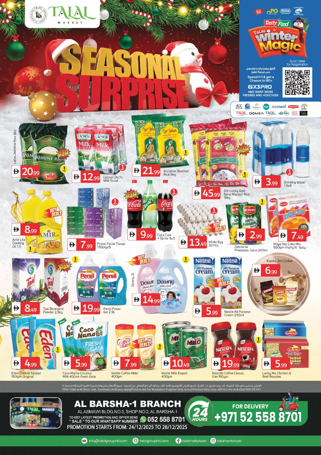 UAE - Dubai TALAL MARKET offers in D4D Online. Al Barsha 1 - Dubai. . Till 28th December