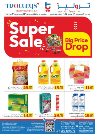 UAE - Dubai Trolleys Supermarket offers in D4D Online. Super Sale. . Till 13th November