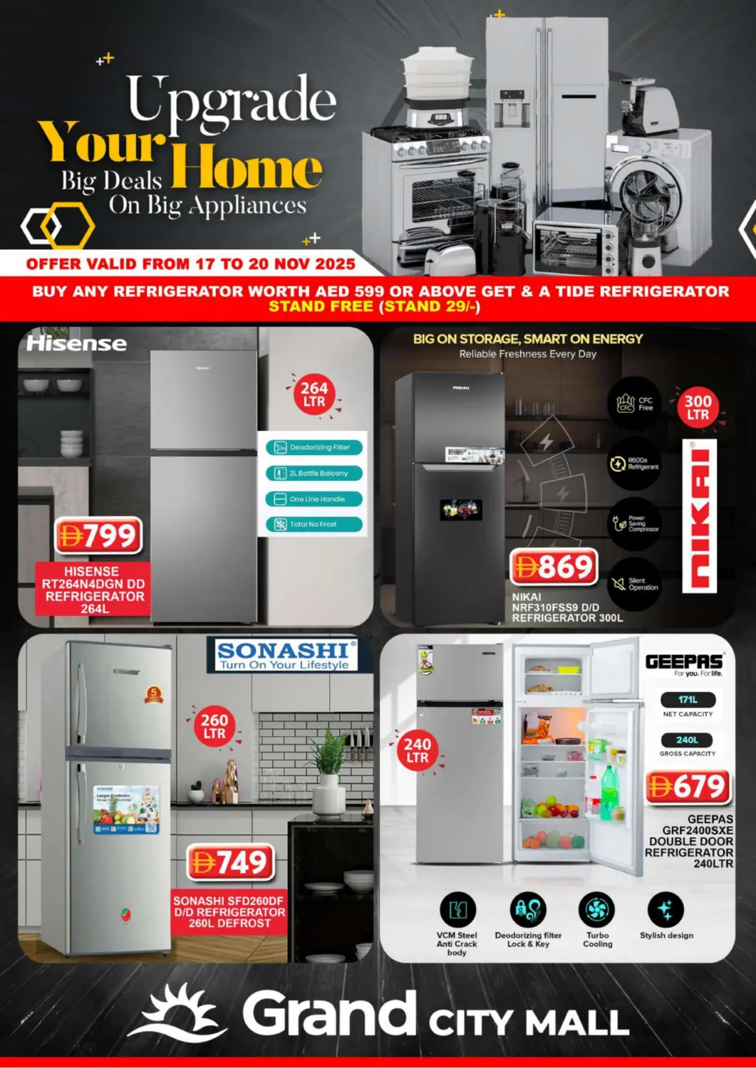 UAE - Dubai Grand Hyper Market offers in D4D Online. Grand City Mall,Dubai. . Till 20th November