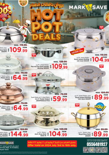 KSA, Saudi Arabia, Saudi - Riyadh Mark & Save offers in D4D Online. Hot Pot Deals. . Till 16th July