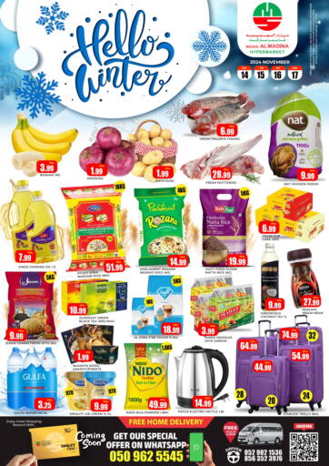 UAE - Sharjah / Ajman Meena Al Madina Hypermarket  offers in D4D Online. Hello Winter. . Till 17th November