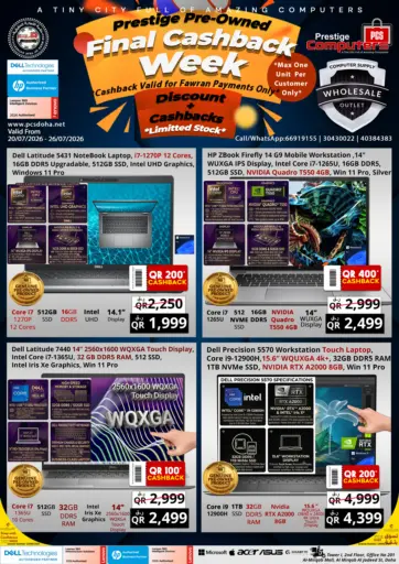 Prestige Pre-Owned Final Cashback