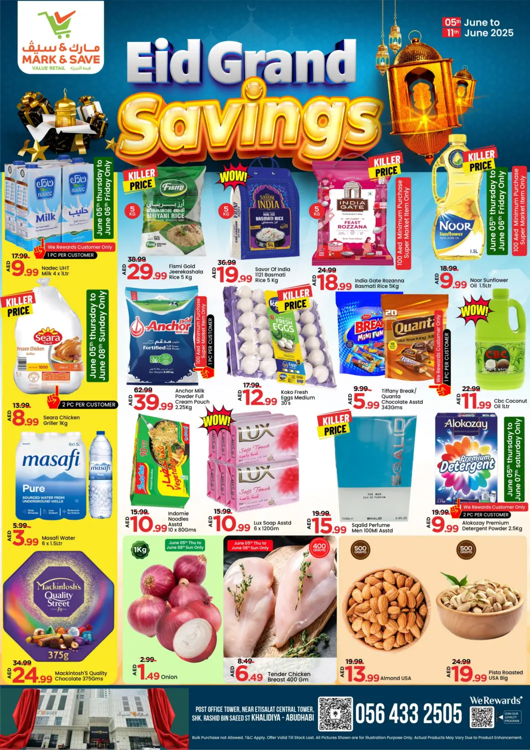 UAE - Abu Dhabi Mark & Save offers in D4D Online. Khalidiya - Abudhabi. . Till 11th June