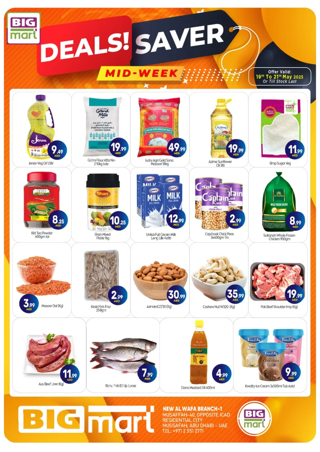 UAE - Abu Dhabi BIGmart offers in D4D Online. Musaffah 40 -Abudhabi. . Till 21st May