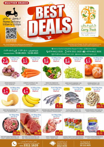 Qatar - Al-Shahaniya Carry Fresh Hypermarket offers in D4D Online. Best Deals @ Muaither. . Till 16th August