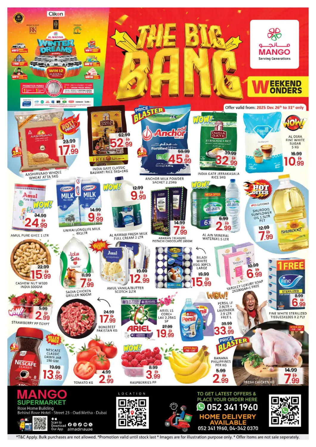 UAE - Dubai Mango Hypermarket LLC offers in D4D Online. Oudmetha - Dubai. . Till 31st December
