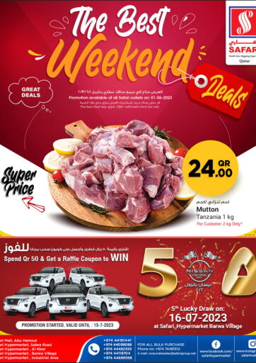 Qatar - Doha Safari Hypermarket offers in D4D Online. The Best Weekend Deals. . Only On 1st June