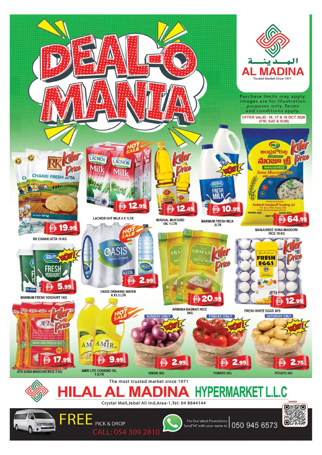 Bahrain AL MADINA (Dubai) offers in D4D Online. Hilal Al Madina,Crystal Mall-Dubai. . Till 18th October