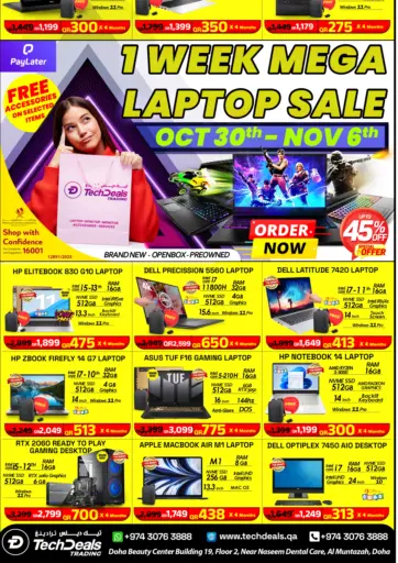 1 Week Mega Laptop Sale