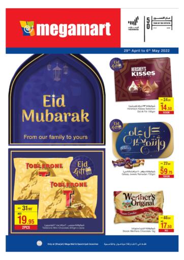 UAE - Sharjah / Ajman Megamart Supermarket  offers in D4D Online. Eid Mubarak. . Till 6th May