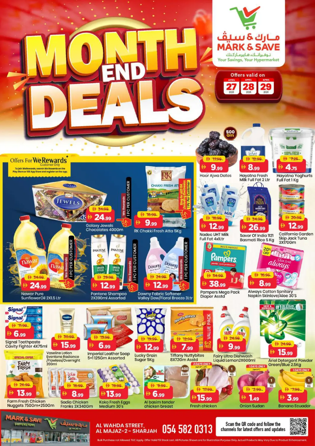 UAE - Sharjah / Ajman Mark & Save offers in D4D Online. Al Wahda Street -Sharjah. . Till 29th April