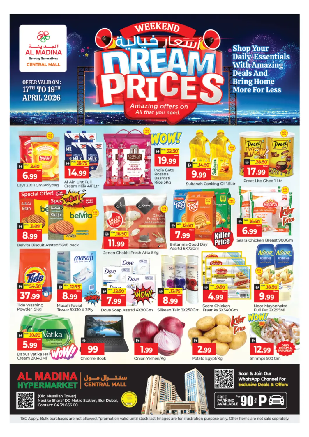 UAE - Dubai Al Madina  offers in D4D Online. Central Mall-Burdubai. . Till 19th April