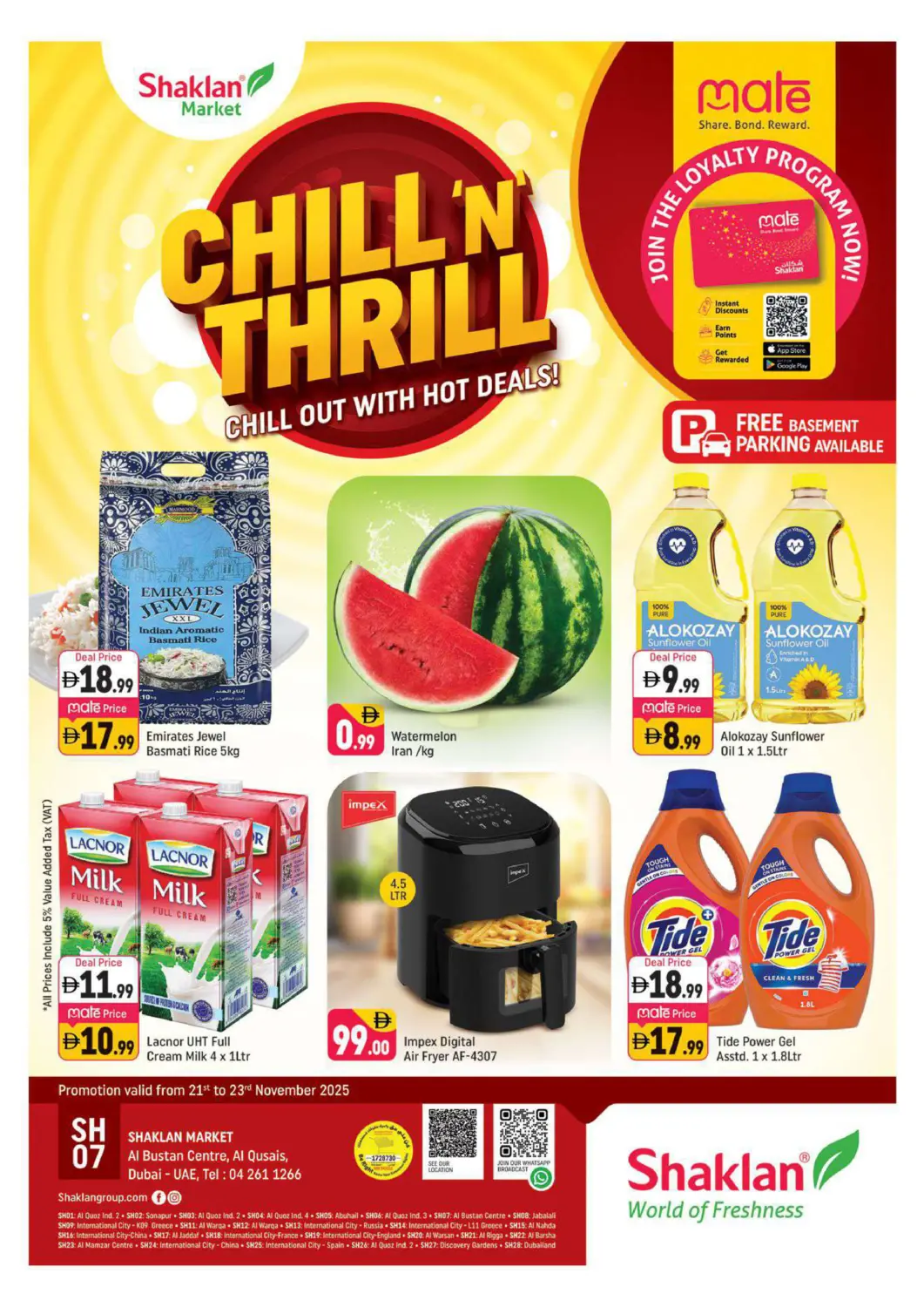 UAE - Dubai Shaklan  offers in D4D Online. Al Bustan Centre ,Al Qusais, Dubai. . Till 23rd November