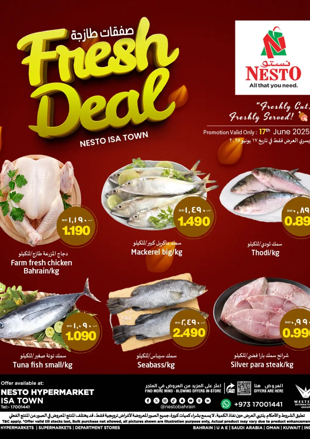 Bahrain NESTO  offers in D4D Online. Fresh Deal. . Only On 17th June