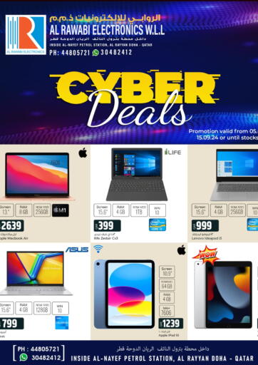 Qatar - Al Rayyan Al Rawabi Electronics offers in D4D Online. Cyber Deals. . Till 15th September